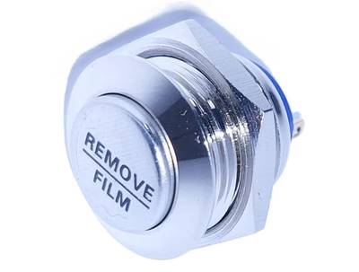 Normally open (closing) vandal-proof pushbutton switch 2A 36VDC (ON)/OFF IP65