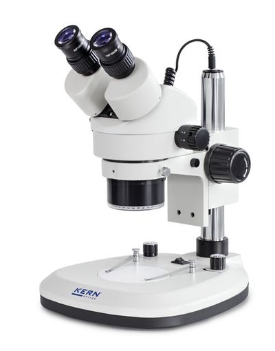 Stereo microscope, ring illumination, 0.7X / 4.5X magnification