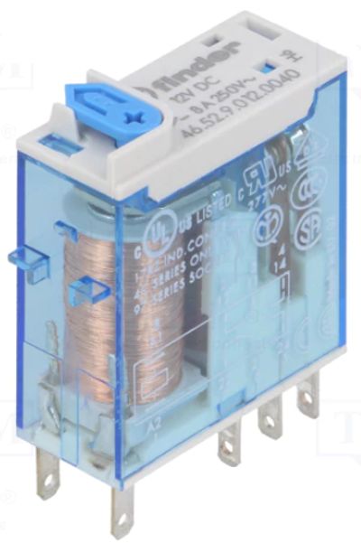 POWER RELAY 2CO 12VDC