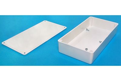 WHITE PLASTIC BOX 22x56x110mm