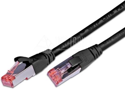 CAT6 PATCH CABLE SHIELDED S/FTP 5m black