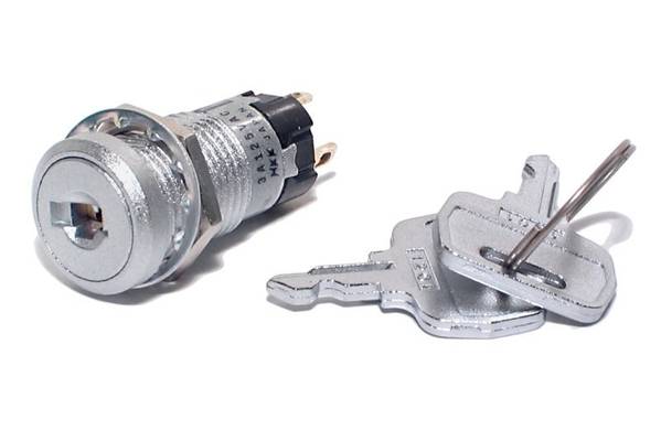 Small Keyed Switch SMALL KEYLOCK SWITCH WITH 2 KEYS - Partco.shop