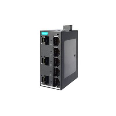 Moxa Gigabit Ethernet switch, 8xRJ45, IP40 EDS-G2008-ELP