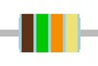 FLAME PROOF RESISTOR 0,5W: 15 kohm