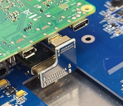 HDMI adapter microHDMI Male/HDMI Male 180deg HDMI adapter microHDMI Male/HDMI Male 180deg