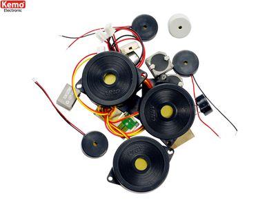 Piezo speakers and microphones, approx. 20 pcs