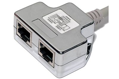 RJ45 ETHERNET CABLE SPLITTER