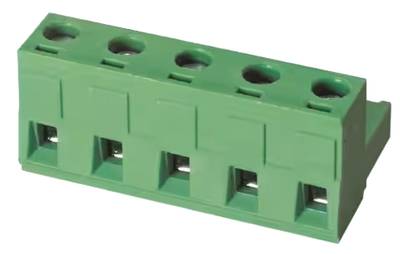 Detachable pluggable terminal connector 3X R7,62