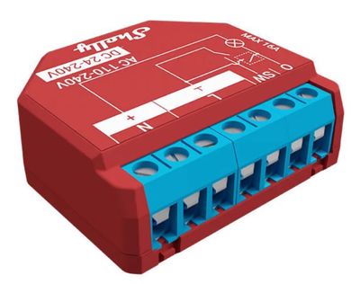 Shelly Plus 1PM WiFi Relay, 1x16A+PM Shelly Plus 1PM WiFi Relay, 1x16A+PM