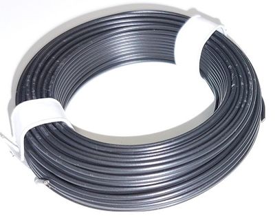 EQUIPMENT WIRE Ø0,5mm BLACK 10m