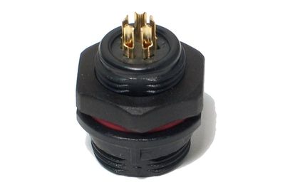 PANEL MOUNT SOCKET FEMALE 5-PIN IP68