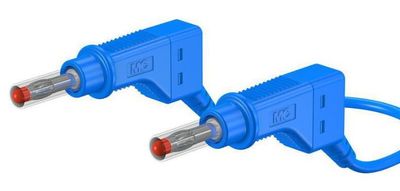 4mm SAFETY TEST LEAD BLUE 1m