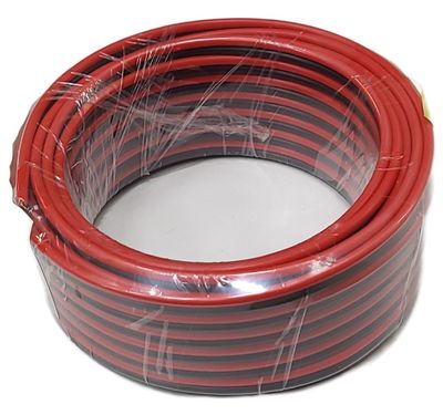 SPEAKER CABLE 2x1,5mm2 RED-BLACK (CU) 10m