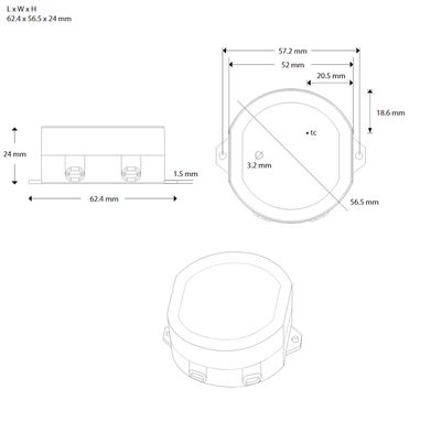 LED DRIVER CC 350mA 12W 30-42V IP20 round