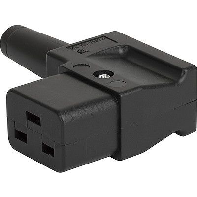 IEC C19 POWER PLUG FEMALE 16A SIDE ENTRY IEC C19 POWER PLUG FEMALE 16A SIDE ENTRY
