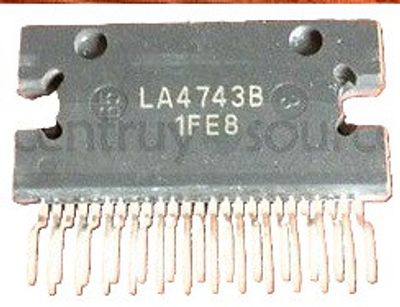 INTEGRATED CIRCUIT AUDIO LA4743 INTEGRATED CIRCUIT AUDIO LA4743
