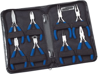 Set of mechanic's precision pliers, 8-piece