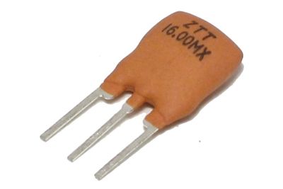 CERAMIC RESONATOR 16,00MHz 3-PIN CERAMIC RESONATOR 16,00MHz 3-PIN