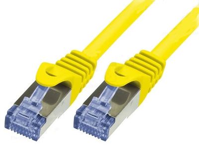 CAT6A PATCH CABLE SHIELDED S/FTP 5,0 m yellow