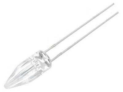 BLINKING LED 5mm 2-PIN "Candle Effect"