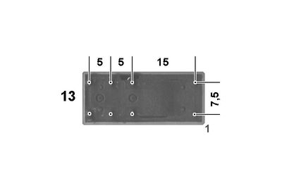 PCB RELAY DPDT 5A 12VDC