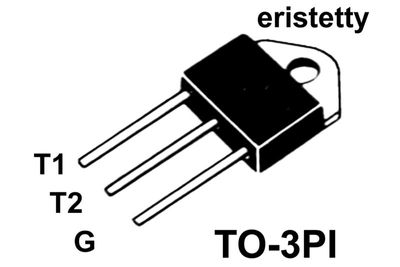 TRIAC 40A 600V 100/80mA TO3PI