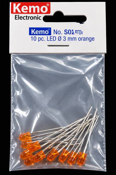 LED Ø3mm orange approx. 10 pieces LED Ø3mm orange approx. 10 pieces