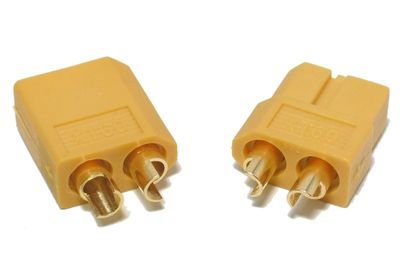 XT60 BULLET BATTERY CONNECTOR (MALE+FEMALE)