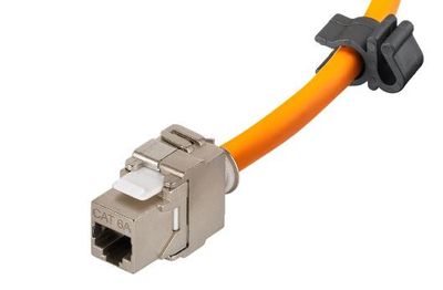 Portable CAT7A RJ45 Network Cable Reel Extension 50m