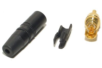 Neutrik RCA MALE BLACK