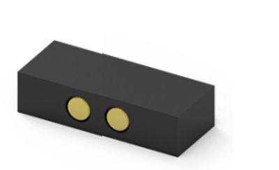 Machine Pin,2 pin, 2.54P, 10u", H4.4x1.8dia. , Cap, SMT