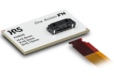 Hirose FH63S-50S-0.5SH(98) FPC/FFC connector, 50-pin, 0,5 mm, SMT Hirose FH63S-50S-0.5SH(98) FPC/FFC connector, 50-pin, 0,5 mm, SMT