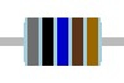 METAL FILM RESISTOR 0,6W: 8,06kohm