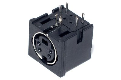 MINIDIN 4-PIN PCB SOCKET