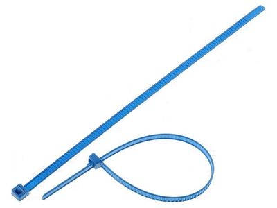 RE USABLE NYLON CABLE TIE 195x4,7mm BLUE 25pcs