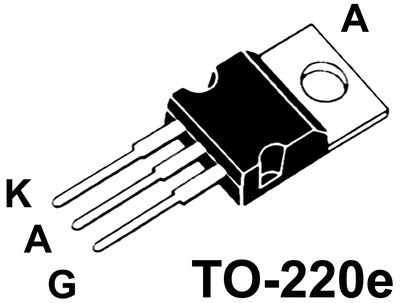 THYRISTOR 8A 1000V 15mA TO220I THYRISTOR 8A 1000V 15mA TO220I