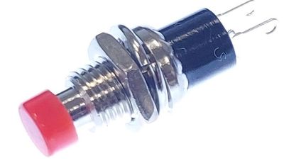 CLOSING PUSH-BUTTON SWITCH 1A 250V RED