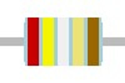 METAL FILM RESISTOR 0,6W: 24,9ohm