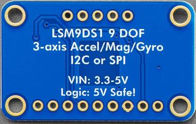 Adafruit 9-DOF Accel/Mag/Gyro+Temp Breakout Board - LSM9DS1