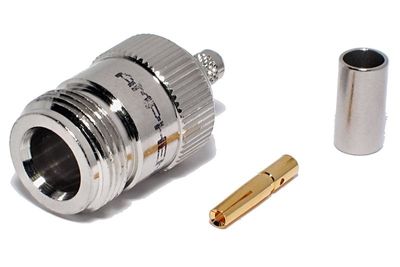 N CONNECTOR FEMALE CRIMP RG58 N CONNECTOR FEMALE CRIMP RG58