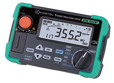 Kyoritsu 3552BT Digital Insulation / Continuity Tester with Memory and BT