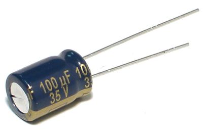 LOW ESR ELECTROLYTIC CAPACITOR 100UF 35V 8x12mm LOW ESR ELECTROLYTIC CAPACITOR 100UF 35V 8x12mm