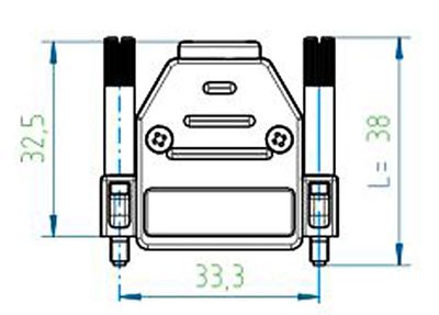 D15 CONNECTOR ENCLOSURE 17150M38T100 D15 CONNECTOR ENCLOSURE 17150M38T100