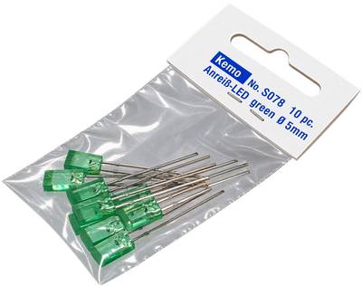 Line up LED Ø5mm green approx. 10 pieces
