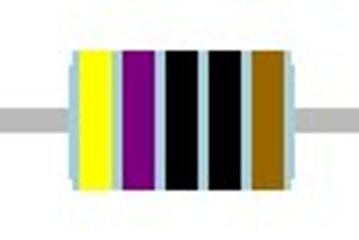 METAL FILM RESISTOR 0,6W: 470ohm