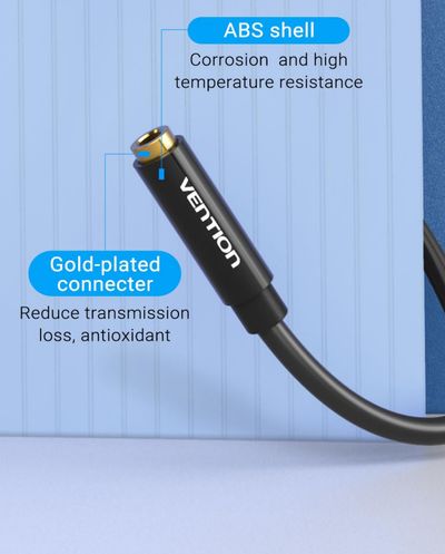 Vention 3,5mm STEREO PLUG EXTENSION CORD 1,5m