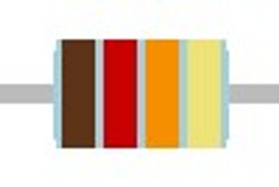 METAL OXIDE FILM RESISTOR 1W: 12kohm