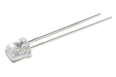 LED 5mm RED 1cd 140deg FLAT