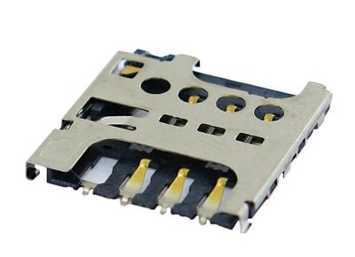 Micro SIM Card Socket Push-Pull