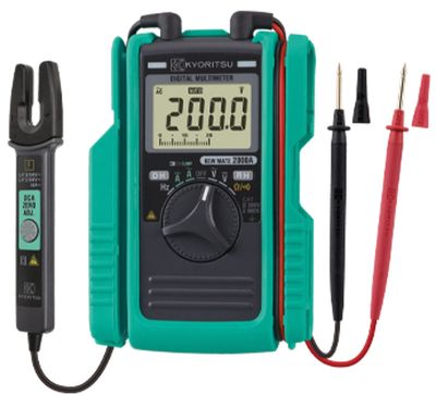Kyoritsu 2000A Digital Multimeter with AC/DC Clamp Sensor